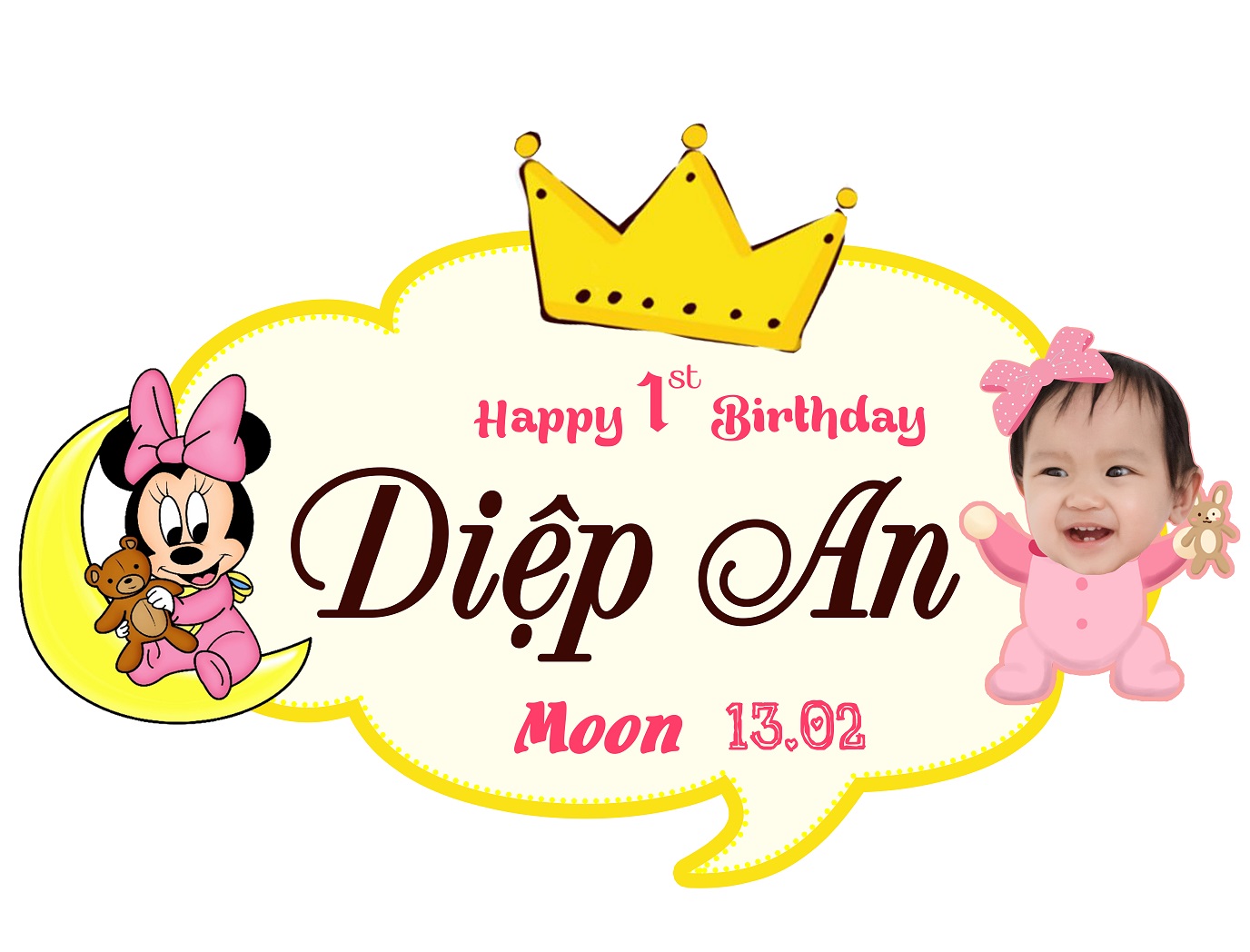Bảng tên treo sinh nhật cho bé  Shopee Việt Nam