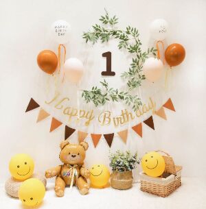 Set trang trí sinh nhật cho bé 02  Dịch Vụ Chú Hề